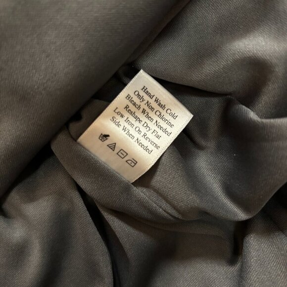 Coldwater Creek Women Midi Skirt Sz L Pull On Dark Floral Cottagecore Whimsigoth - Picture 8 of 10